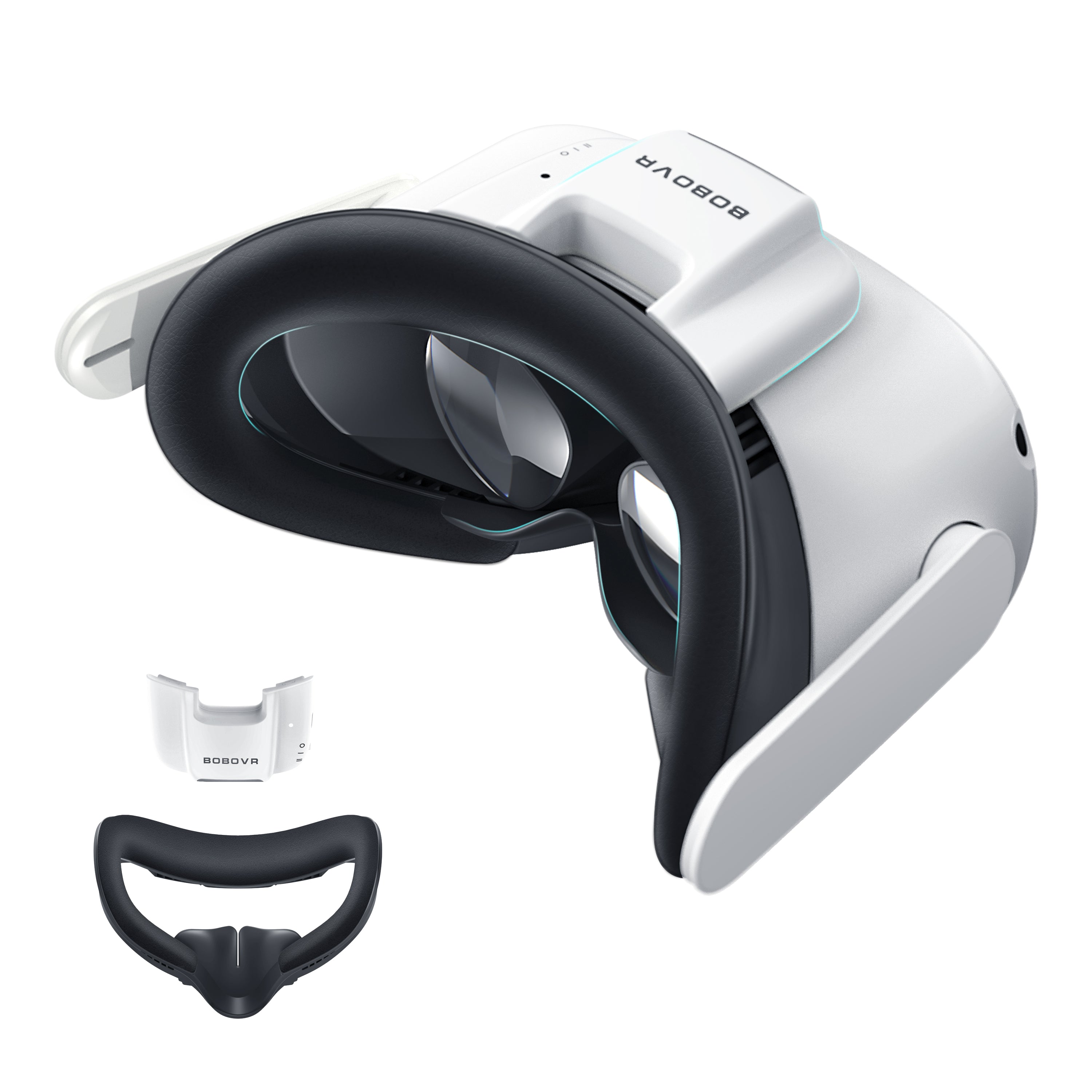 BOBOVR F2 Active Air Circulation Facial Interface for Oculus Quest 2 Replace Silicone Face Cover Pad Relieve Accumulation of Hot Air and Lens Fogging BOBOVR F2 Active Air Circulation Facial Interface for Oculus Quest 2 Replace Silicone Face Cover Pad Relieve Accumulation of Hot Air and Lens Fogging